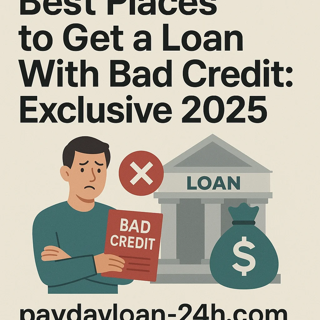 Best Places to Get a Loan With Bad Credit: Exclusive 2025