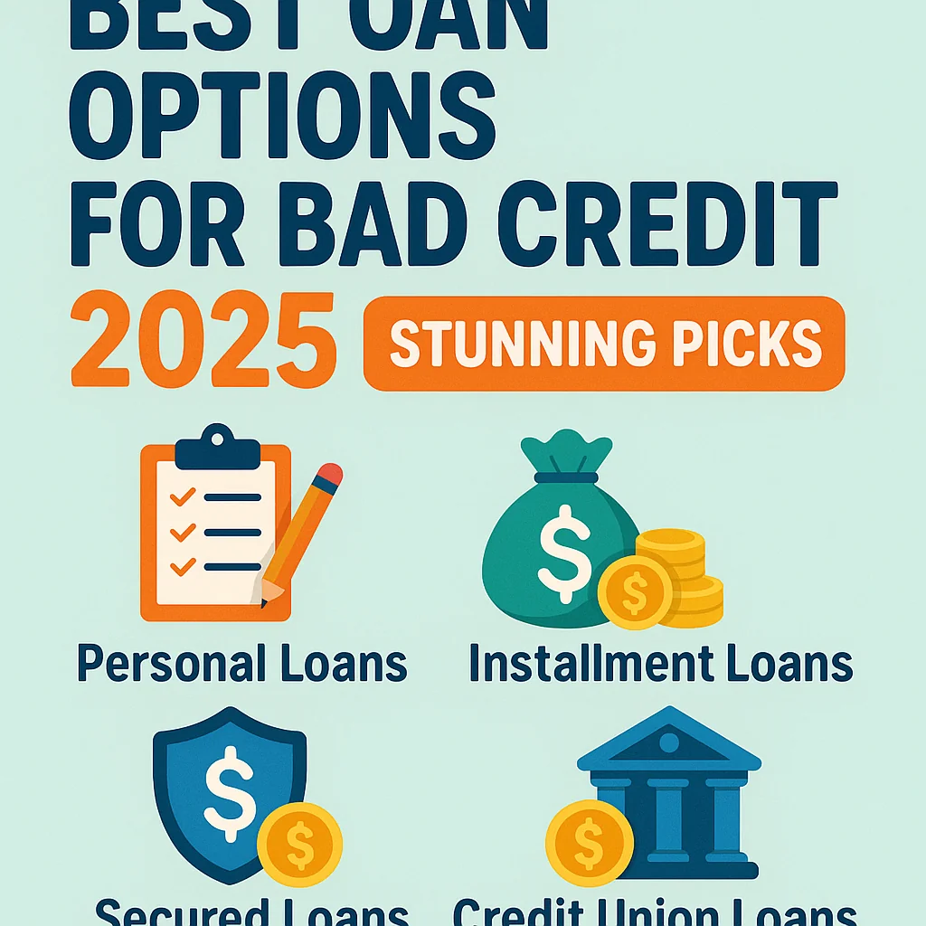 Best Loan Options for Bad Credit 2025: Stunning Picks