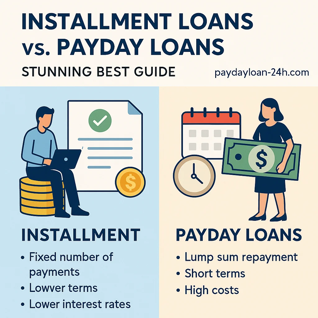 Installment Loans vs Payday Loans: Stunning Best Guide