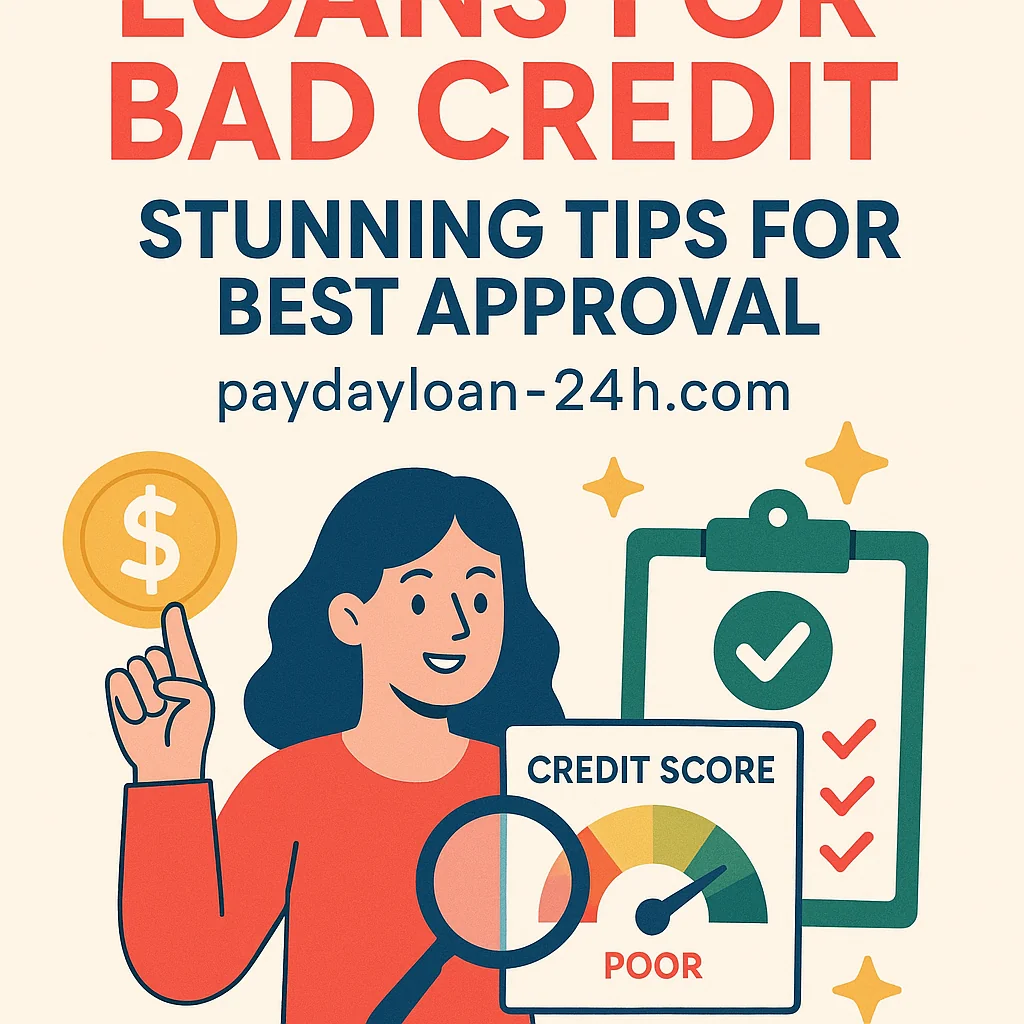 Loans for Bad Credit: Stunning Tips for Best Approval