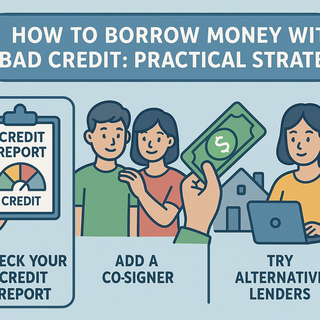 How to Borrow Money With Bad Credit: Stunning Easy Wins